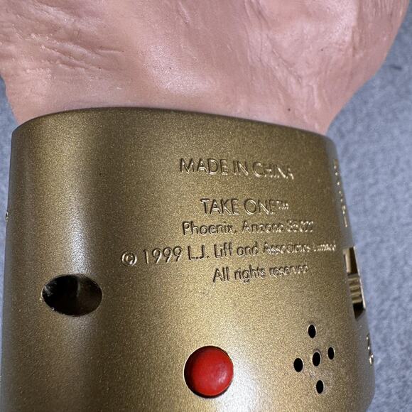 Vintage 1999 Take One Animated Moving Hand Prop Halloween Decor L.J. Liff 9" Toy - Picture 7 of 12